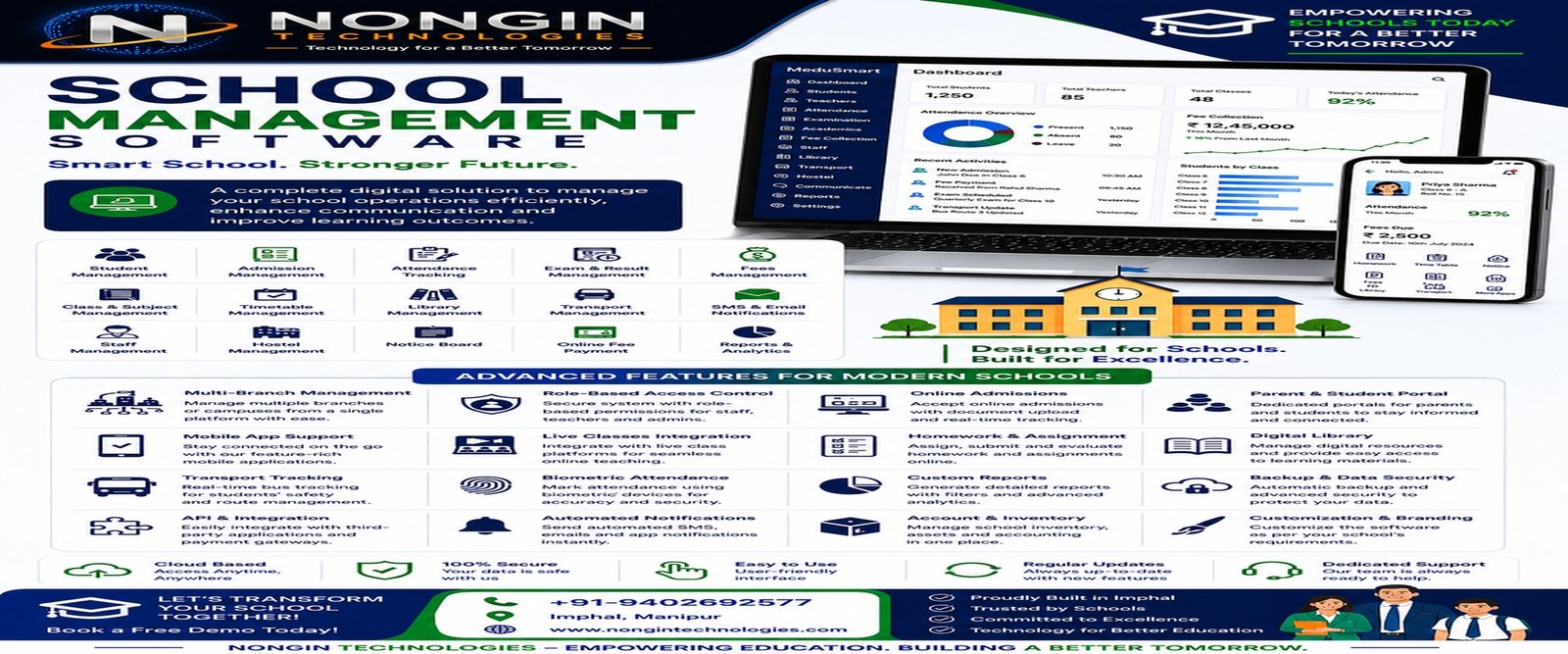 School management software by NONGIN Technologies